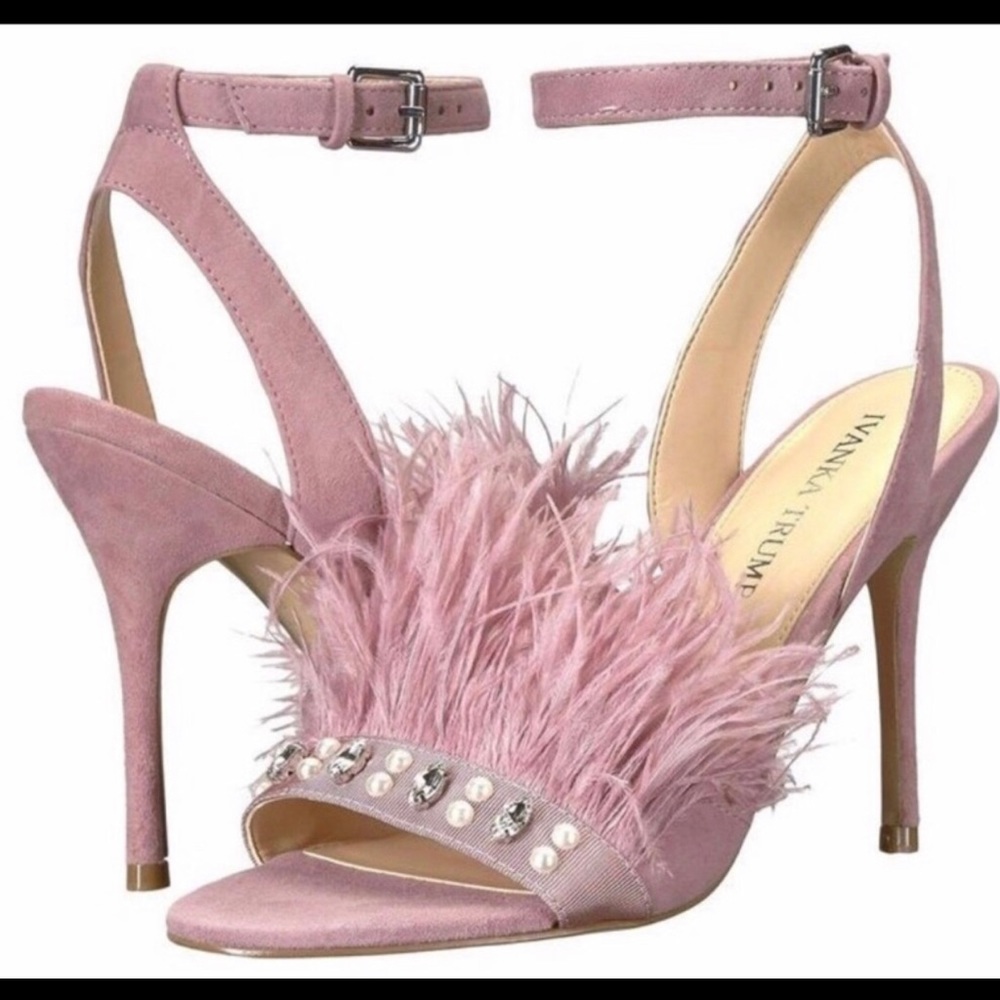 Ivanka Trump feather sandals